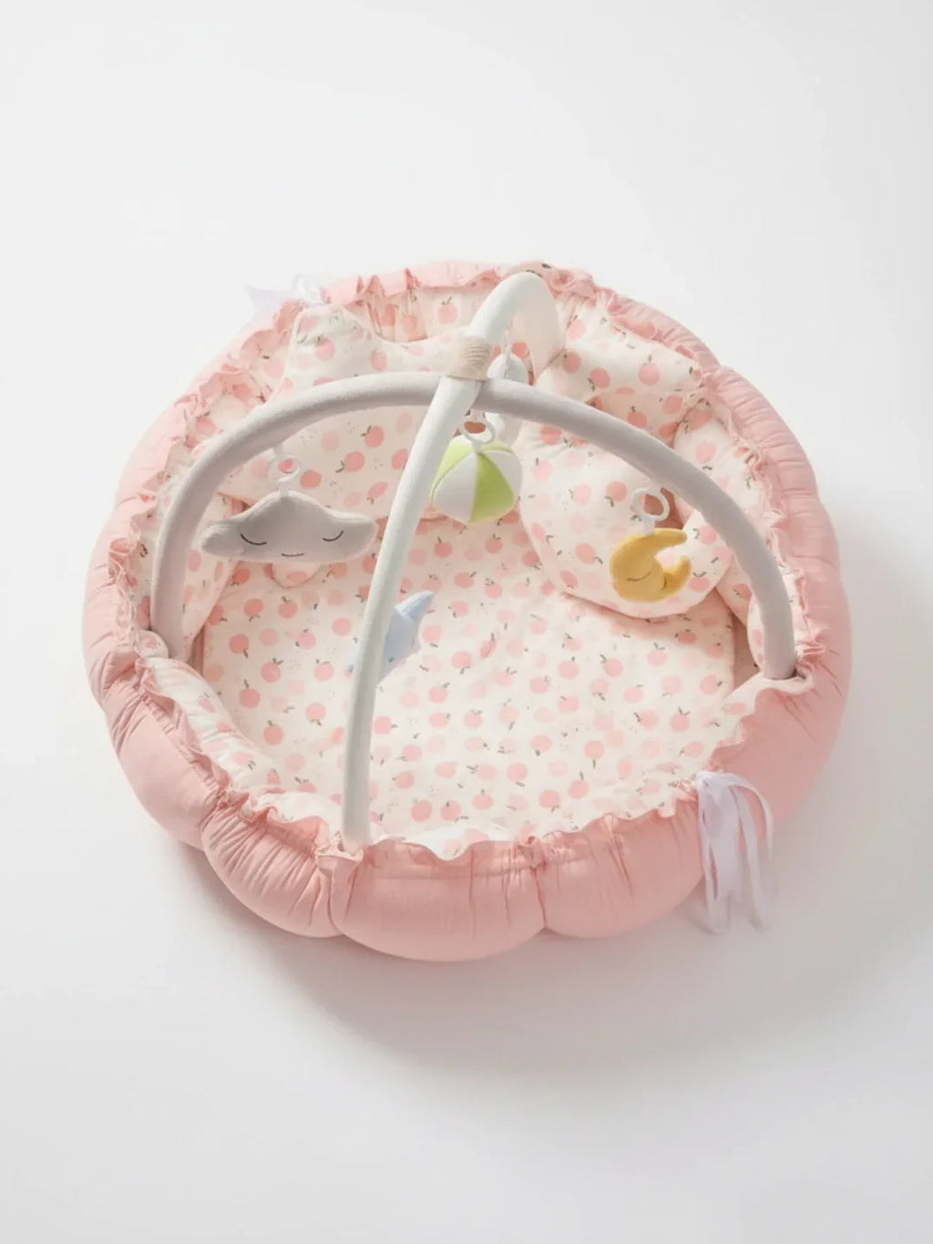 2-in-1 Play Mat and Sensory Arch – Floor Gym for Baby's First Year