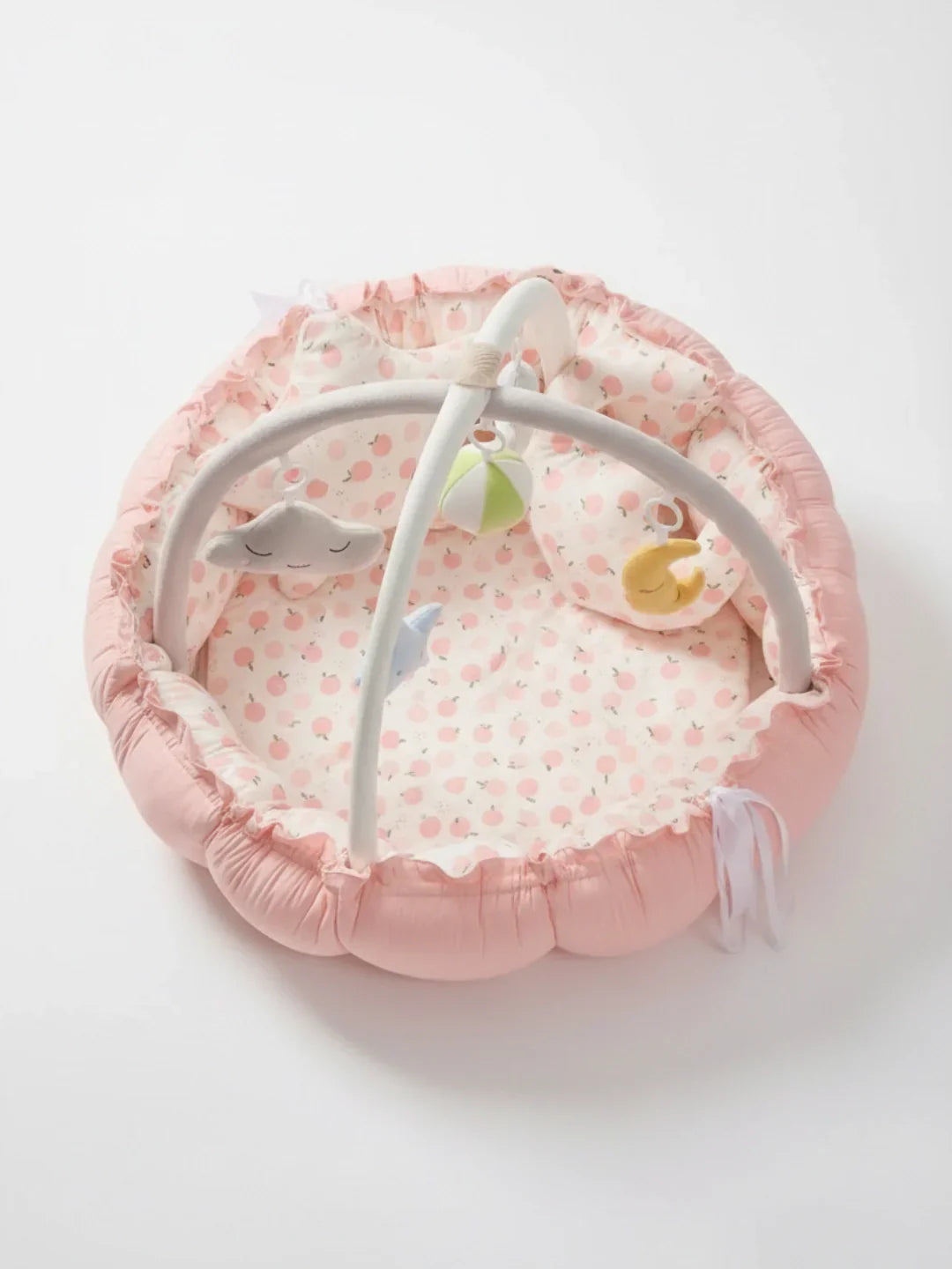 2-in-1 Play Mat and Sensory Arch – Floor Gym for Baby's First Year