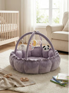 2-in-1 Play Mat and Sensory Arch – Floor Gym for Baby's First Year