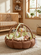 2-in-1 Play Mat and Sensory Arch – Floor Gym for Baby's First Year