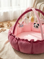 2-in-1 Play Mat and Sensory Arch – Floor Gym for Baby's First Year