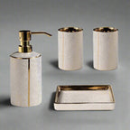 Armani Bathroom Accessories Set Luxury Ceramic Organizer For Modern Bathrooms