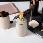 Armani Bathroom Accessories Set Luxury Ceramic Organizer For Modern Bathrooms