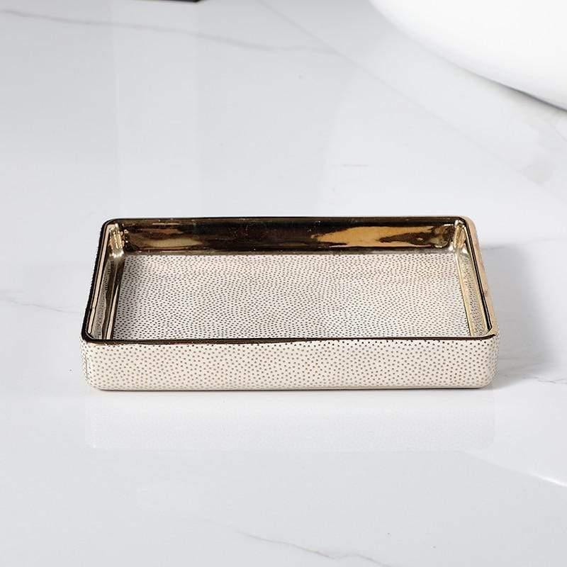 Armani Bathroom Accessories Set Luxury Ceramic Organizer For Modern Bathrooms