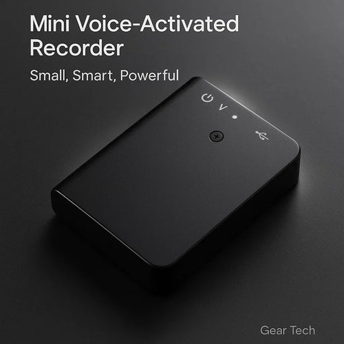 VoxiMini Enregistreur de Poche Compact à Activation Vocale Pour Déplacements