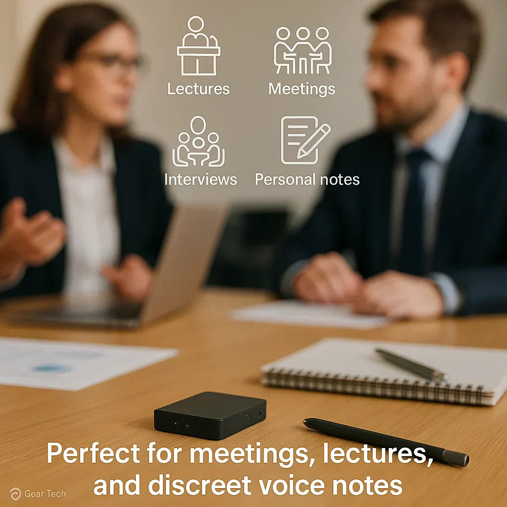 VoxiMini Sesle Etkinleşen Gizli Ses Kaydedici