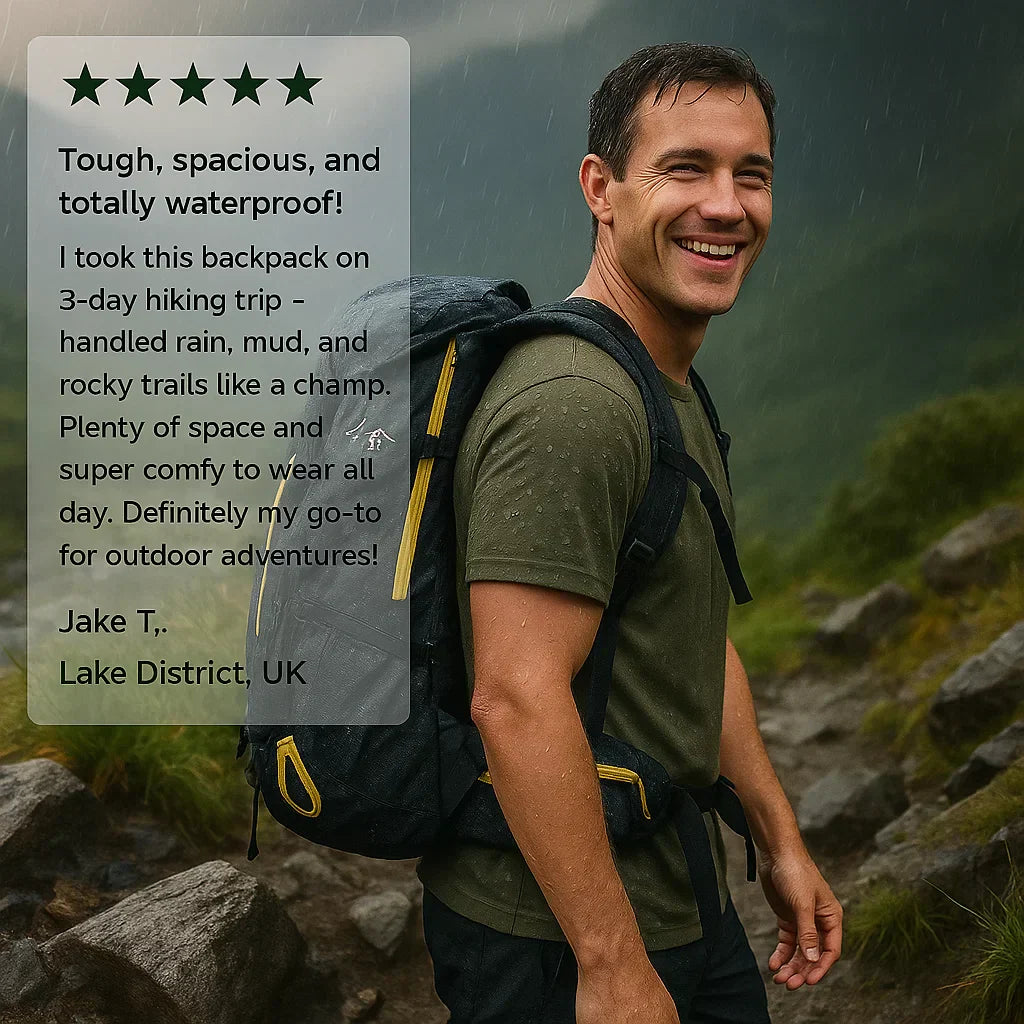 カベロ 40リットル 防水 登山用 背負い袋 多数の袋付き