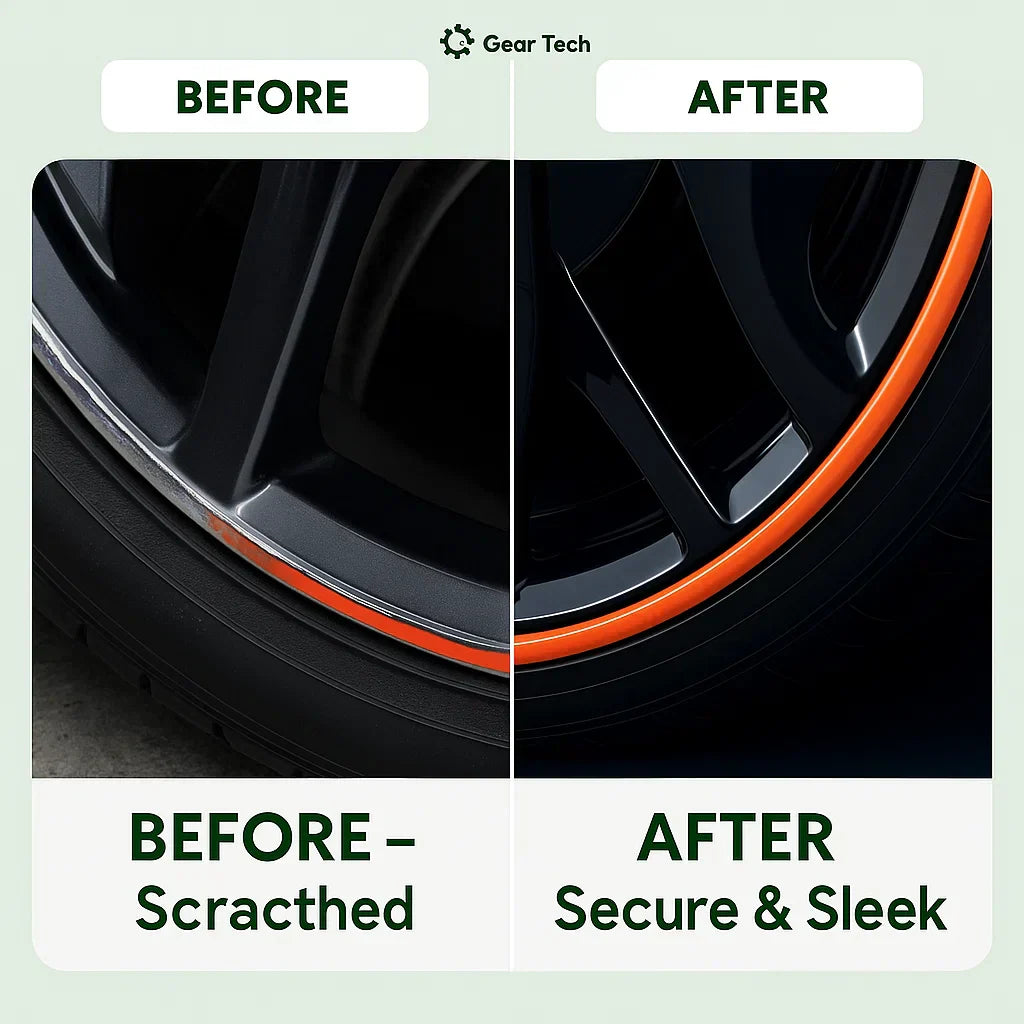 VeloGuard Beskytter til Fælgrand, Kantafskrabningsbeskyttelse