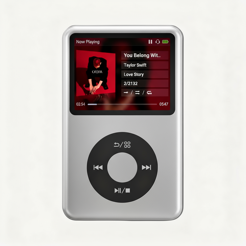 High-Capacity Distraction-Free MP3 Player for Pure Hi-Fi Audio