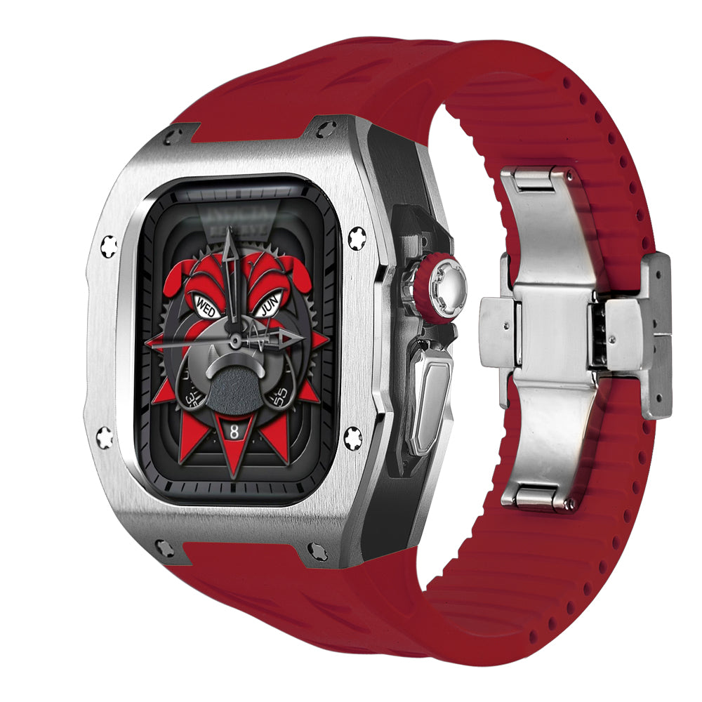 מארז טיטניום AstraGuard ורצועת גומי פלואור ל-Apple Watch Ultra