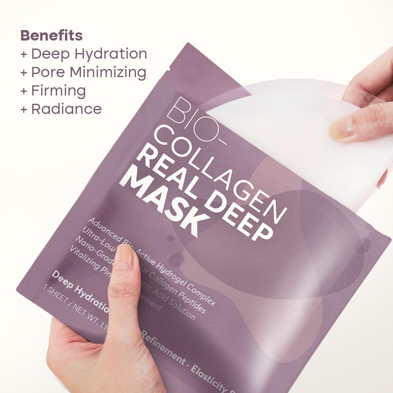 LuxeDeep Collagen Mask | Glass Skin Glow in 20 Minutes or Overnight