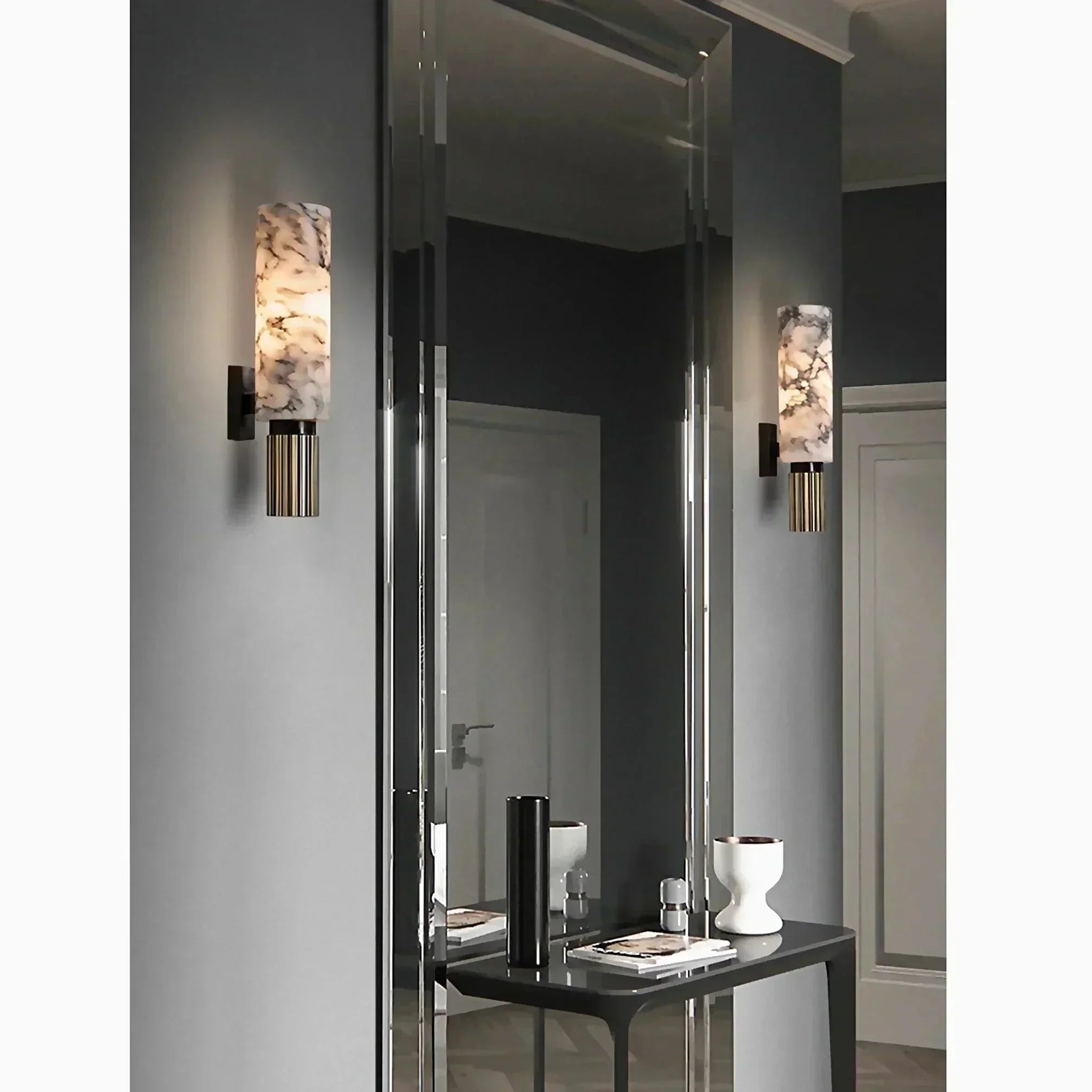 Vellaro Marmor Væglampe | Luksuriøs Stenarmatur Elite