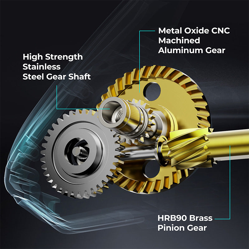 بكرة صيد دوارة PetprovacNautiX للمياه المالحة بجسم من الألمنيوم