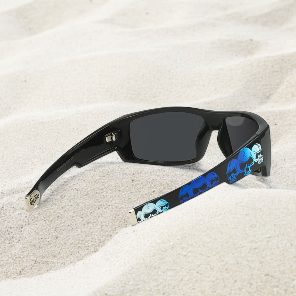 SkullGuard solbriller med polariserede linser til friluftsentusiaster