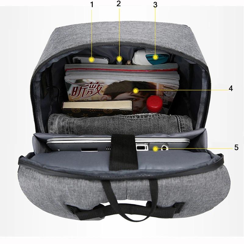 Beg Galas Kalis Air Ventureo Dengan Pengecas Laptop 15.6-Inci