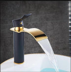 Vanity faucet waterfall faucet brass vanity faucet mixer tap