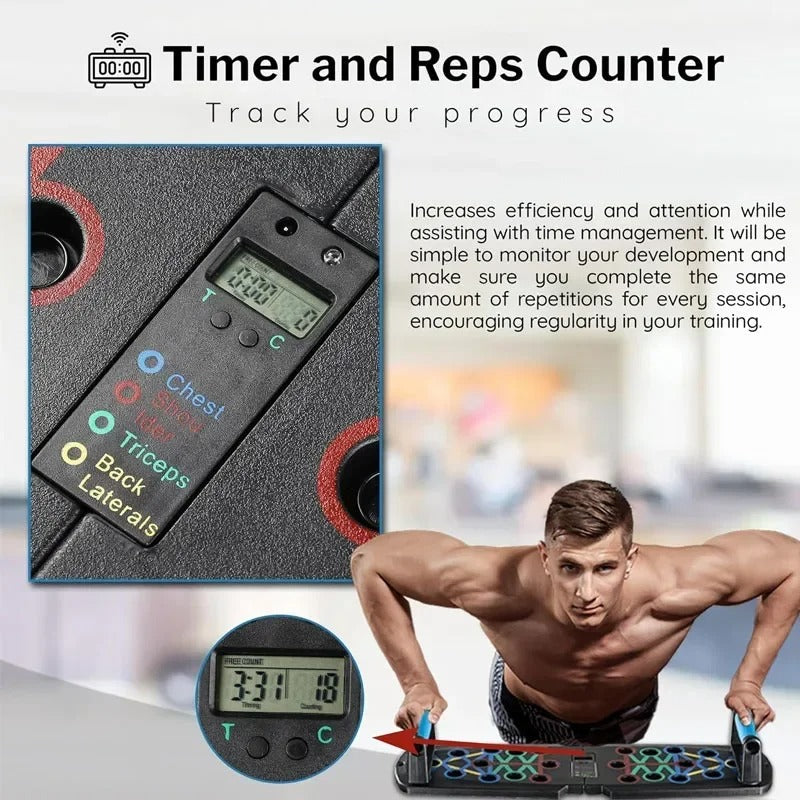 StrideFlex 30-i-1 Armbøjningstavle til Helkropstræning