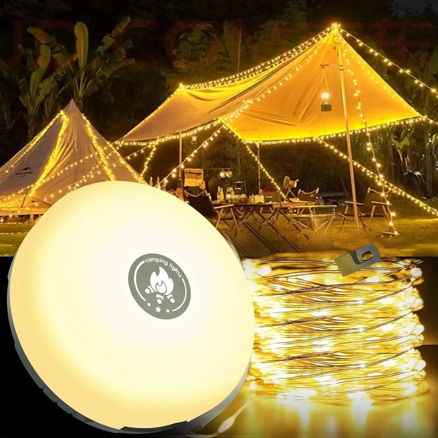 Lanterna da campeggio versatile per esterni con otto modalità di illuminazione