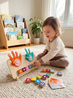 Wooden Learning Toy For Numbers And Early Math Skills