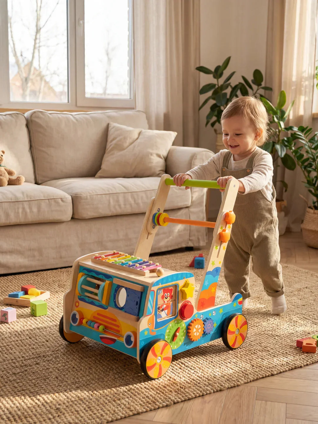 Le P'tit Secouriste Walking Cart Activity Truck for Kids
