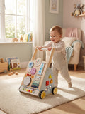 Ocean Theme Wooden Baby Activity Walker