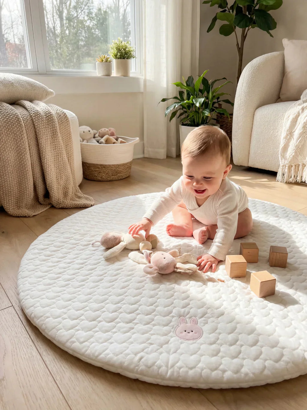Cotton Cloud Baby Play Mat for Gentle Playtime Sessions