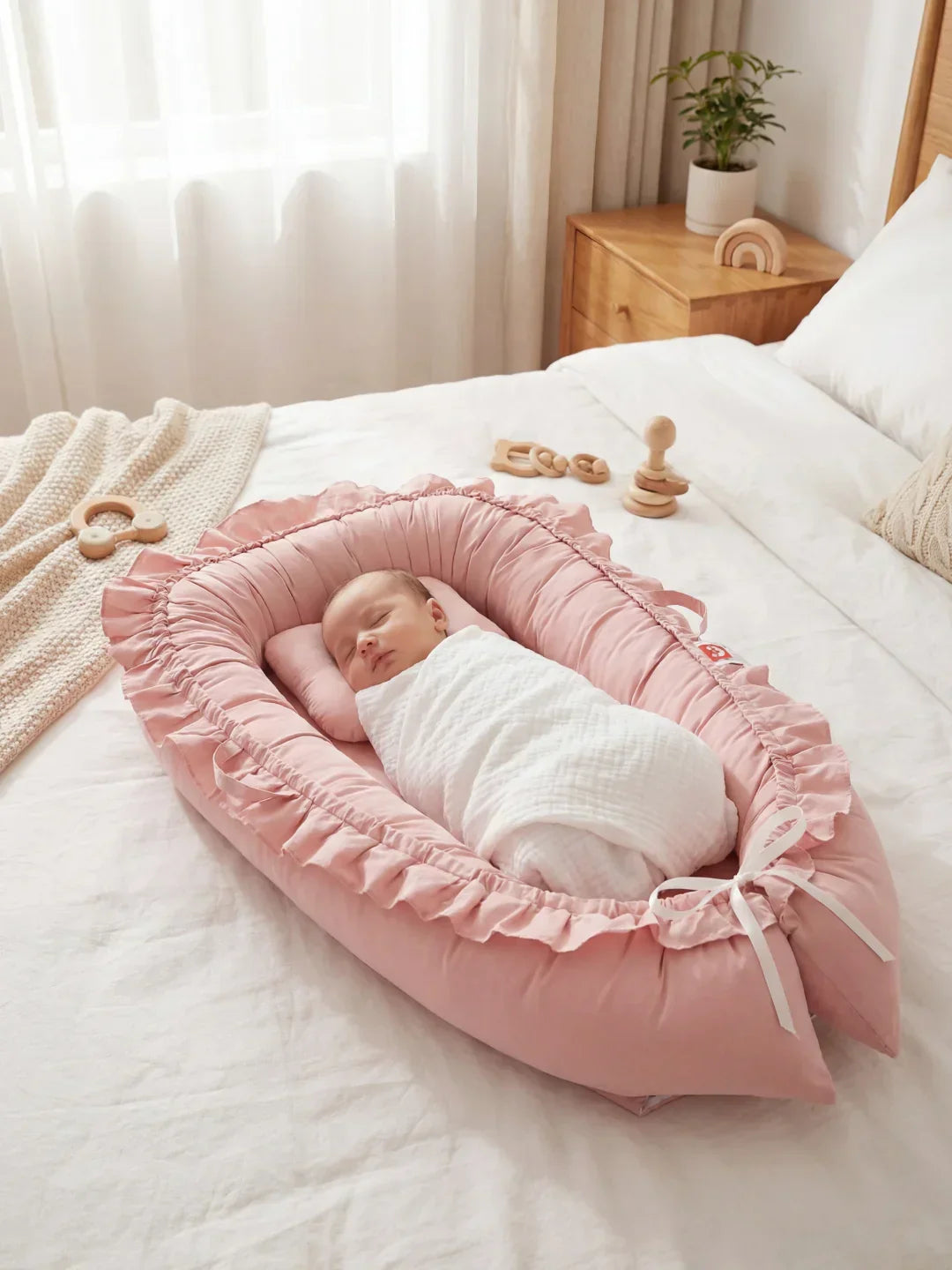 Cocoon Ergonomic Baby Bed Reducer For Cozy Sleep Crib