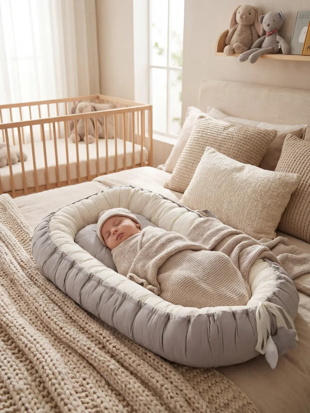 DreamNest Bed Reducer For Newborn Sleep Comfort And Security