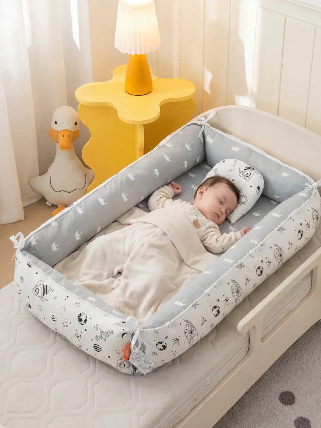 Évinel Cozy Bed Reducer For Baby Crib And Nursery Use