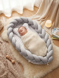 Breathable Bionic Baby Nest With Braided Bumper For Soothing Nights | petprovac