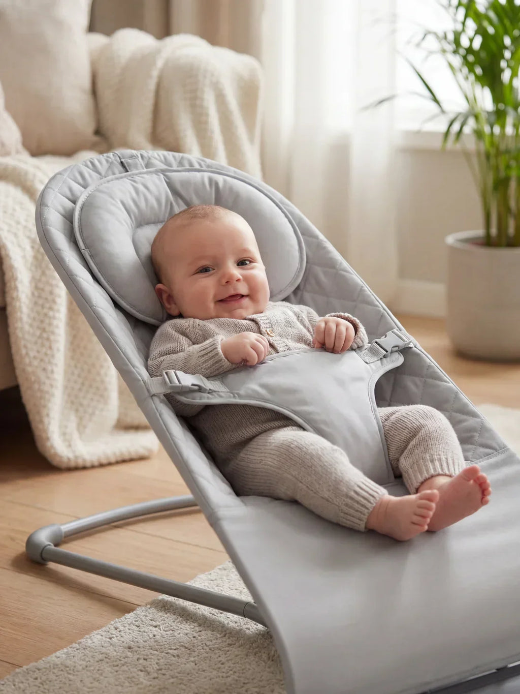 Skládací ergonomické houpací sedátko pro děti