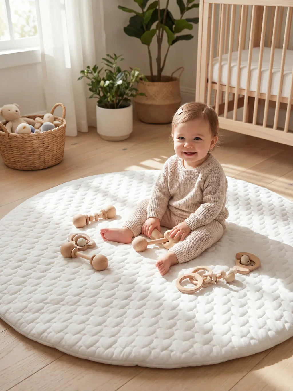 Cotton Cloud Baby Play Mat for Gentle Playtime Sessions