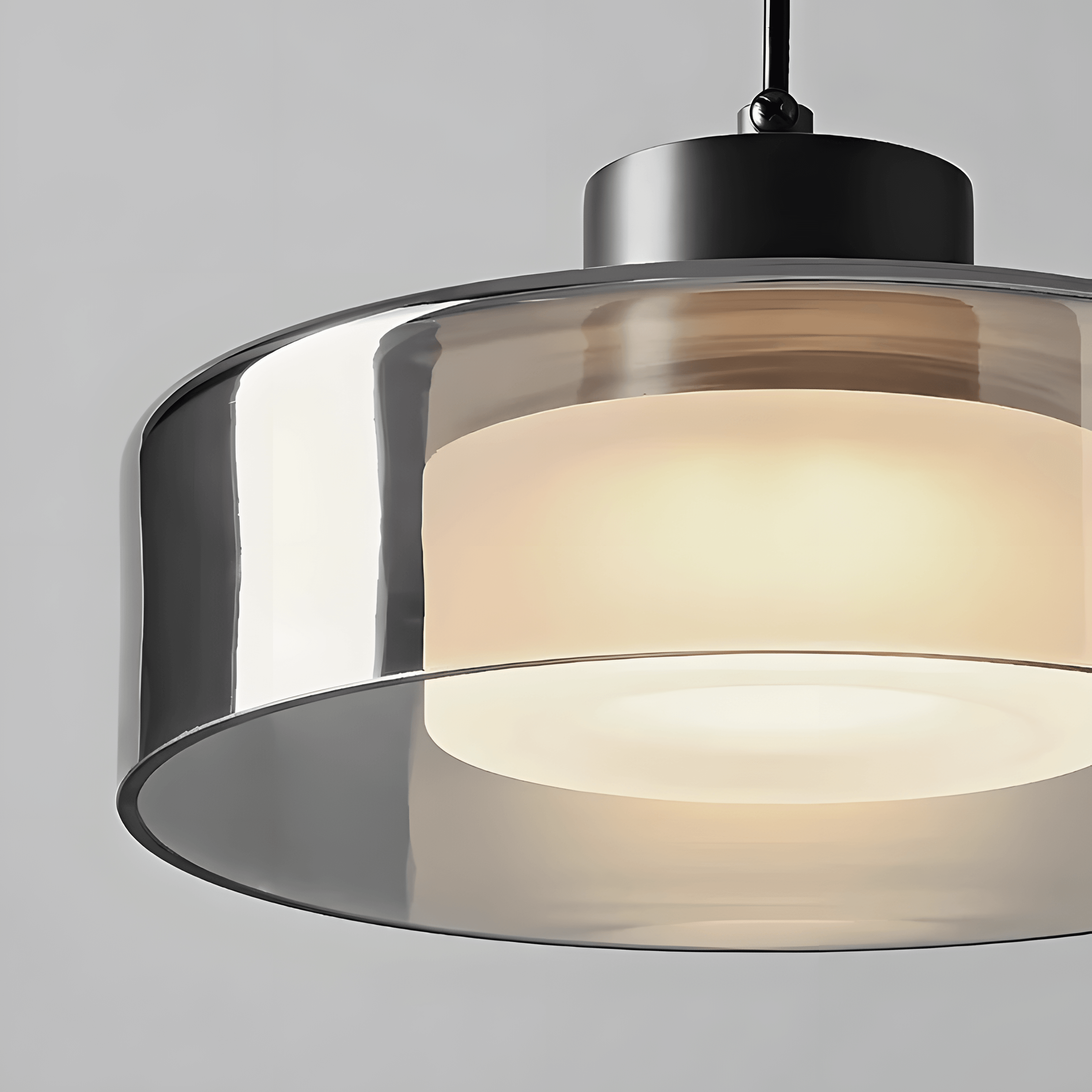 Lirene | Getöntes Glas Pendelleuchte
