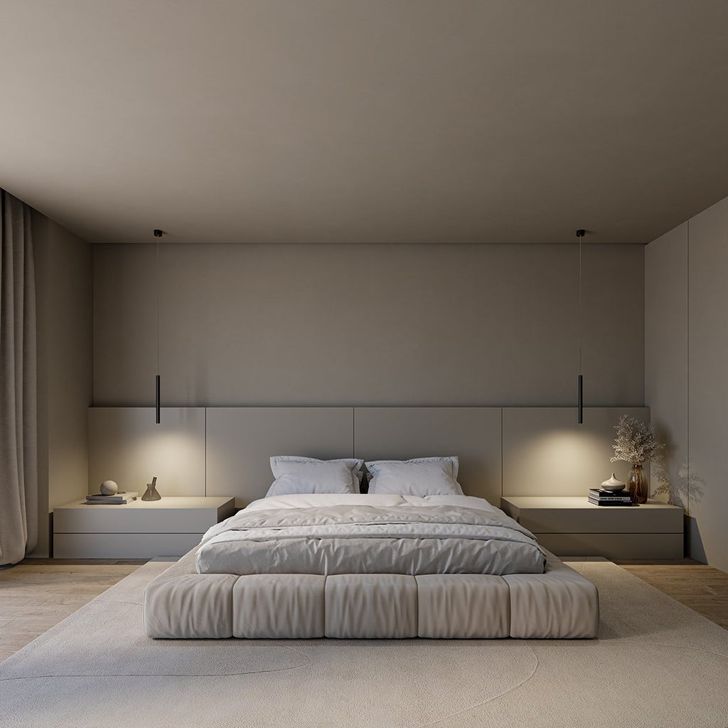 Lanterne suspendue minimaliste AeroLume avec éclairage LED performant