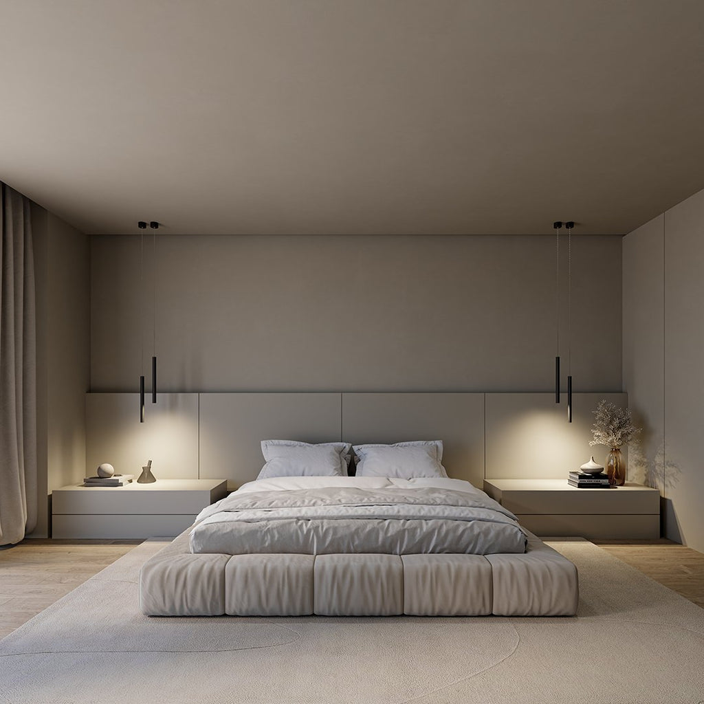 Lanterne suspendue minimaliste AeroLume avec éclairage LED performant