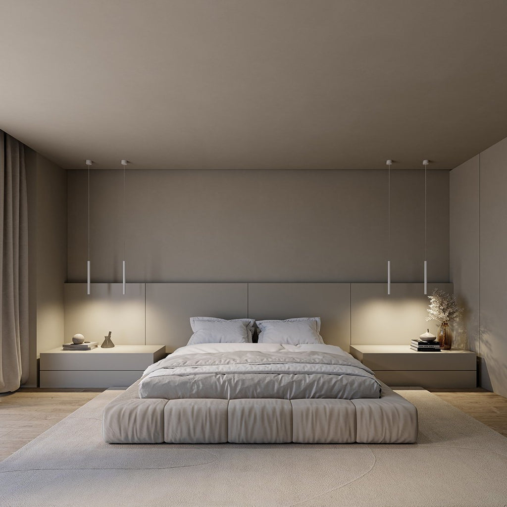 Lanterne suspendue minimaliste AeroLume avec éclairage LED performant