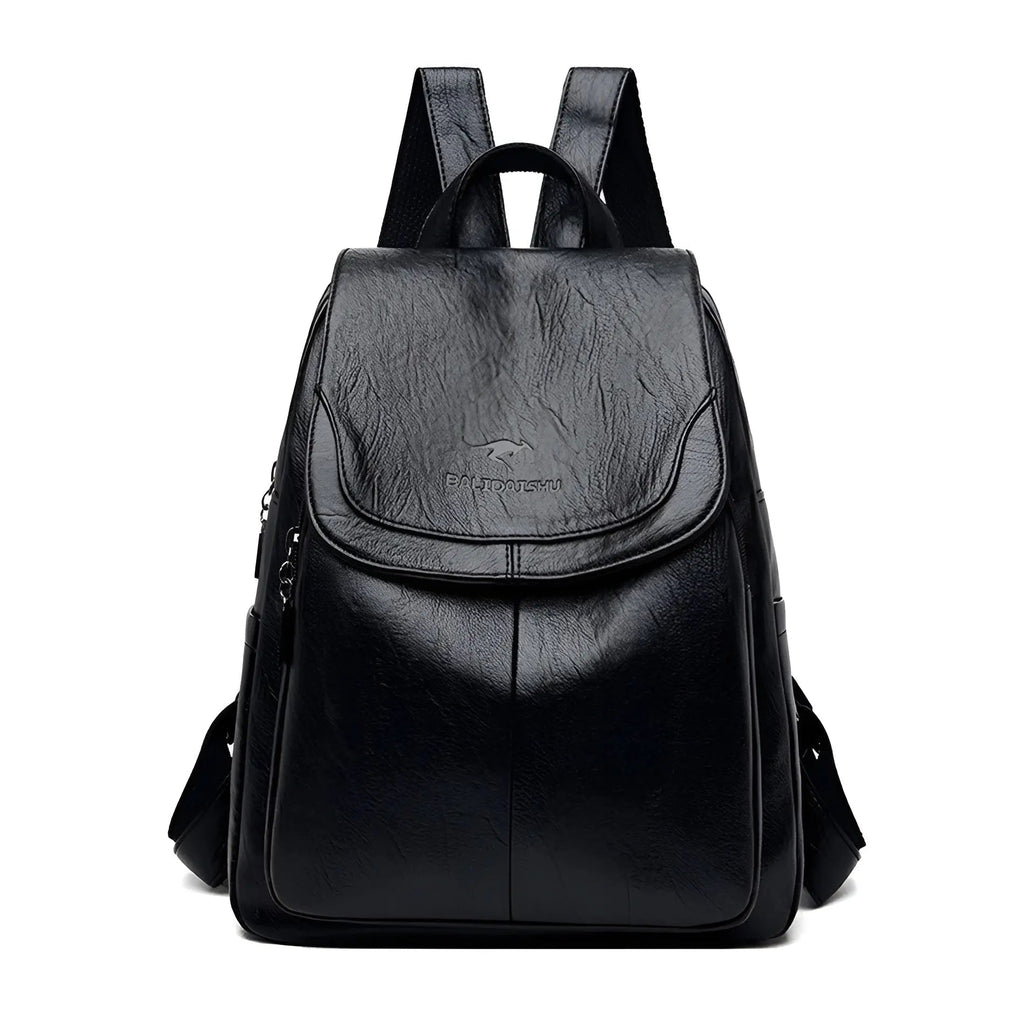 Vintage Leather Women's Backpack - Isabella