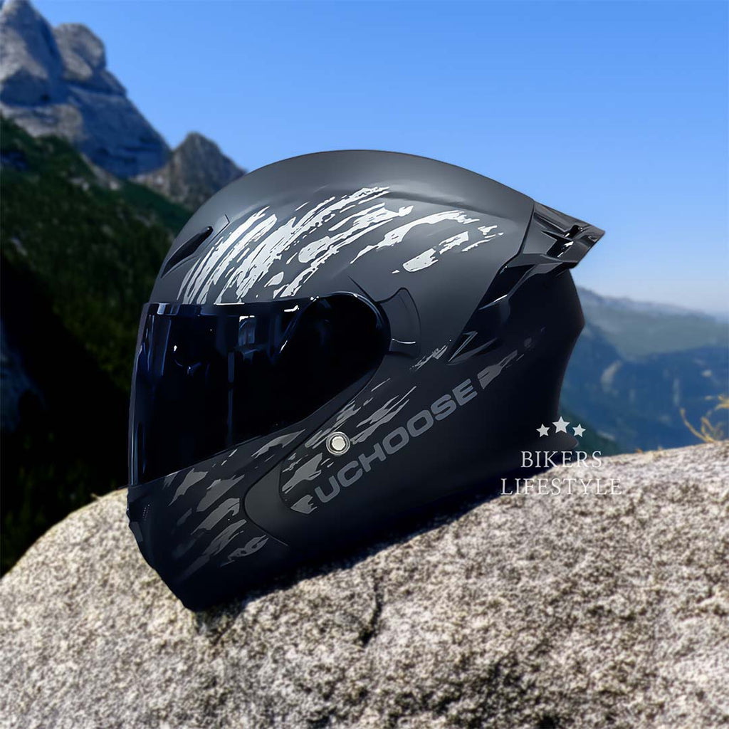 Kask FlipGuard zatwierdzony przez DOT z podwójnymi szkłami dla motocyklistów