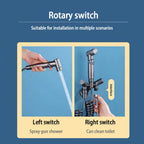 ברז מקלחת בידה לאמבטיה עם שסתום זוויתי | Petprovac