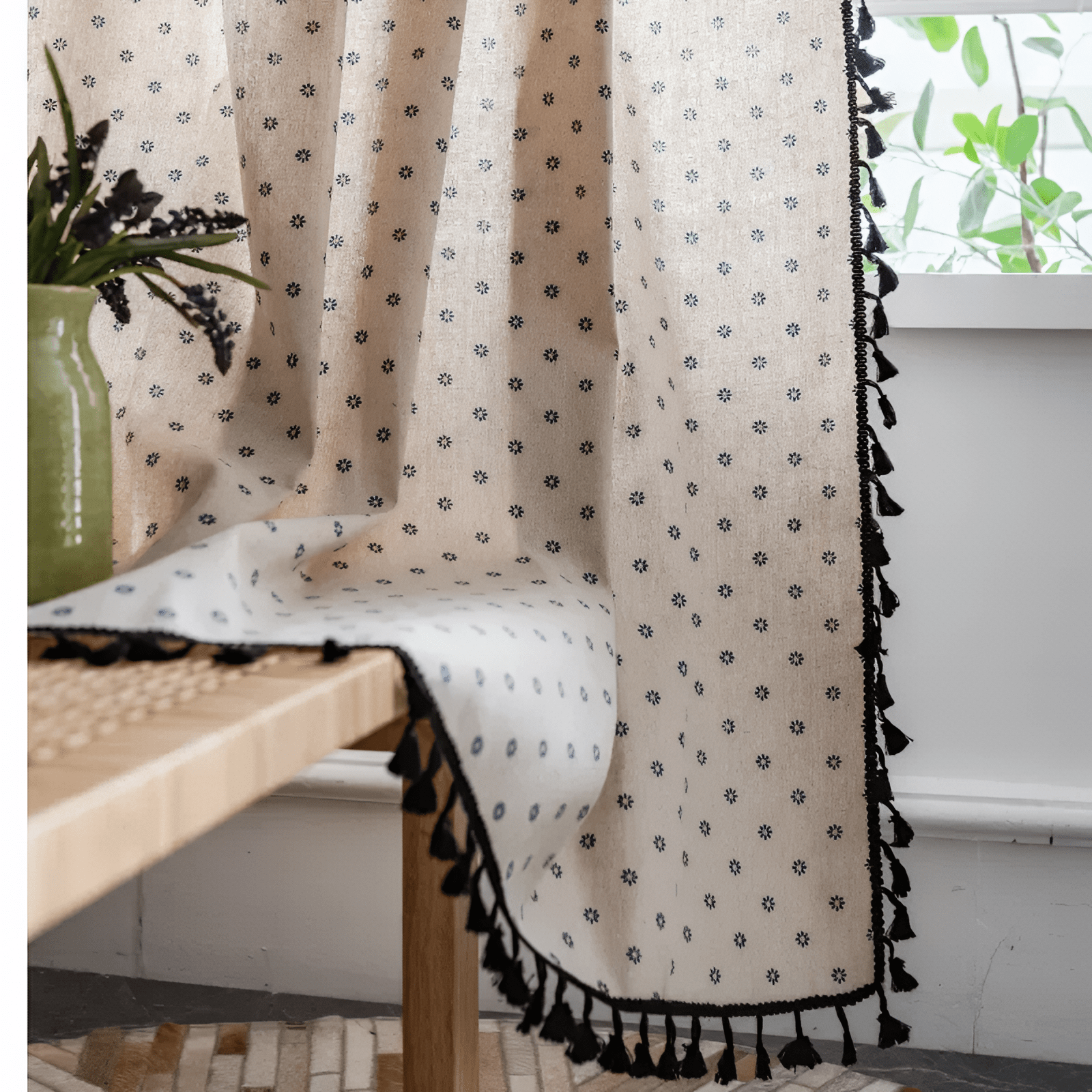 Boho Breeze Perdeler: Bohem Ev Dekoru İçin Hafif Işık Geçiren Dantel