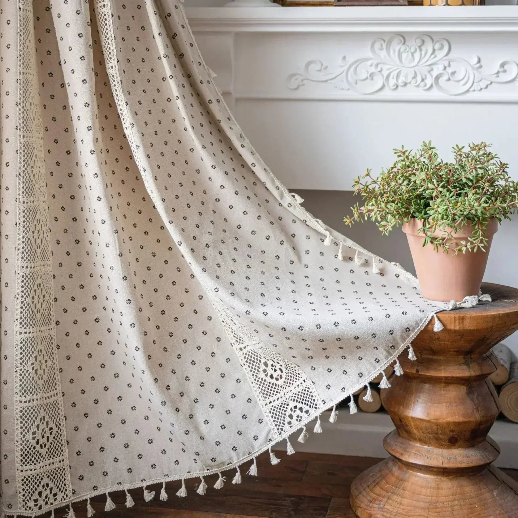Boho Breeze Perdeler: Bohem Ev Dekoru İçin Hafif Işık Geçiren Dantel
