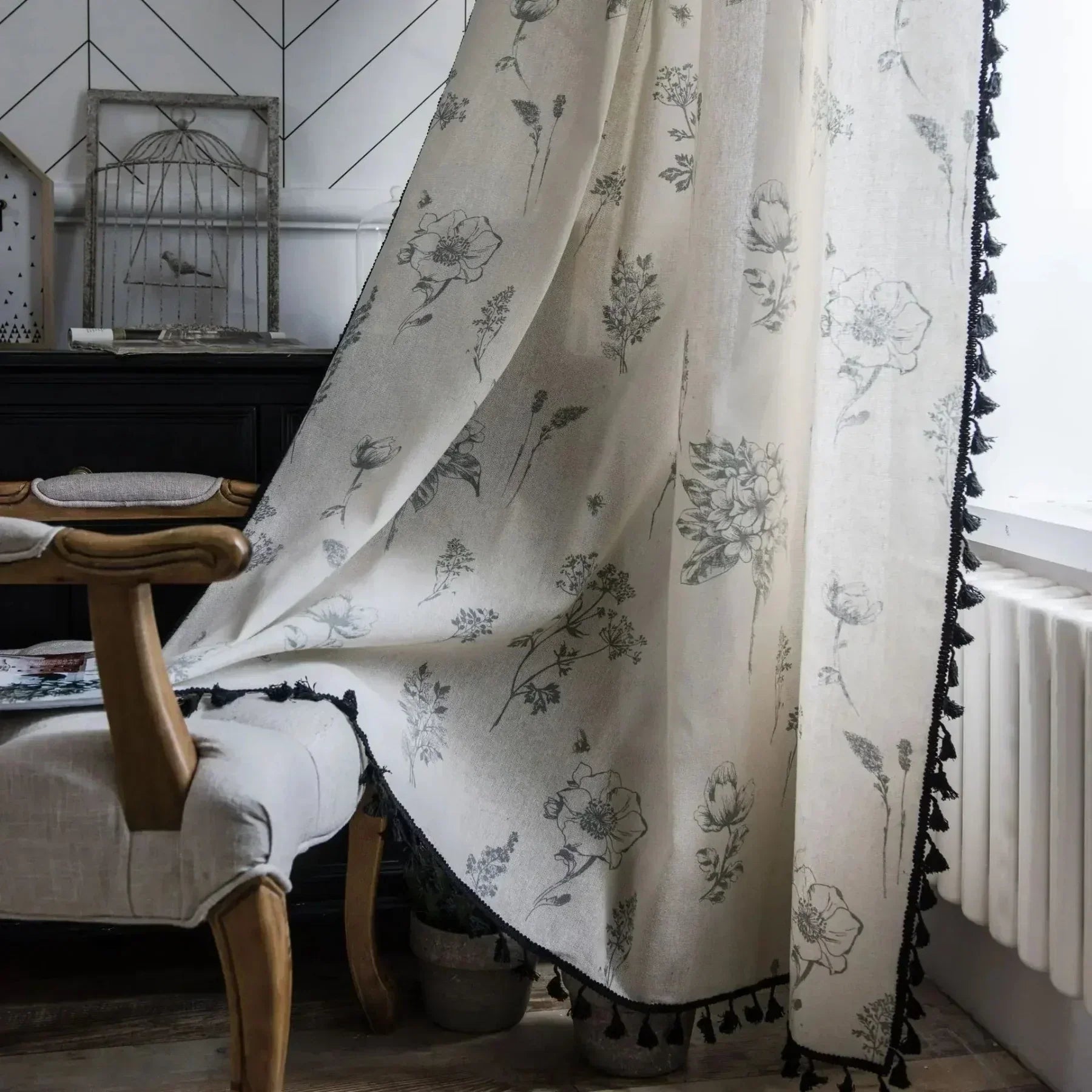 Boho Breeze Perdeler: Bohem Ev Dekoru İçin Hafif Işık Geçiren Dantel