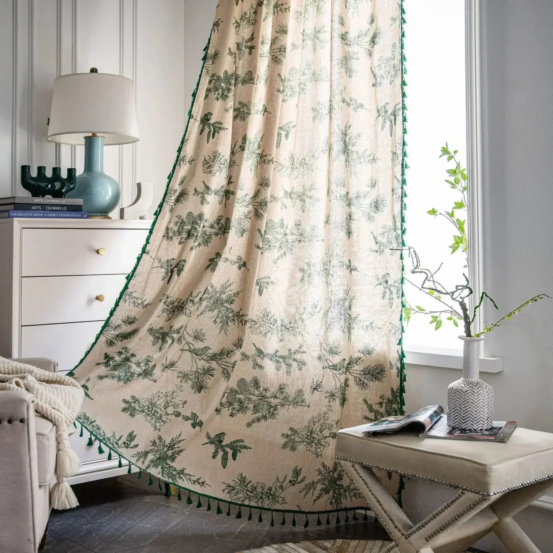 Boho Breeze Perdeler: Bohem Ev Dekoru İçin Hafif Işık Geçiren Dantel