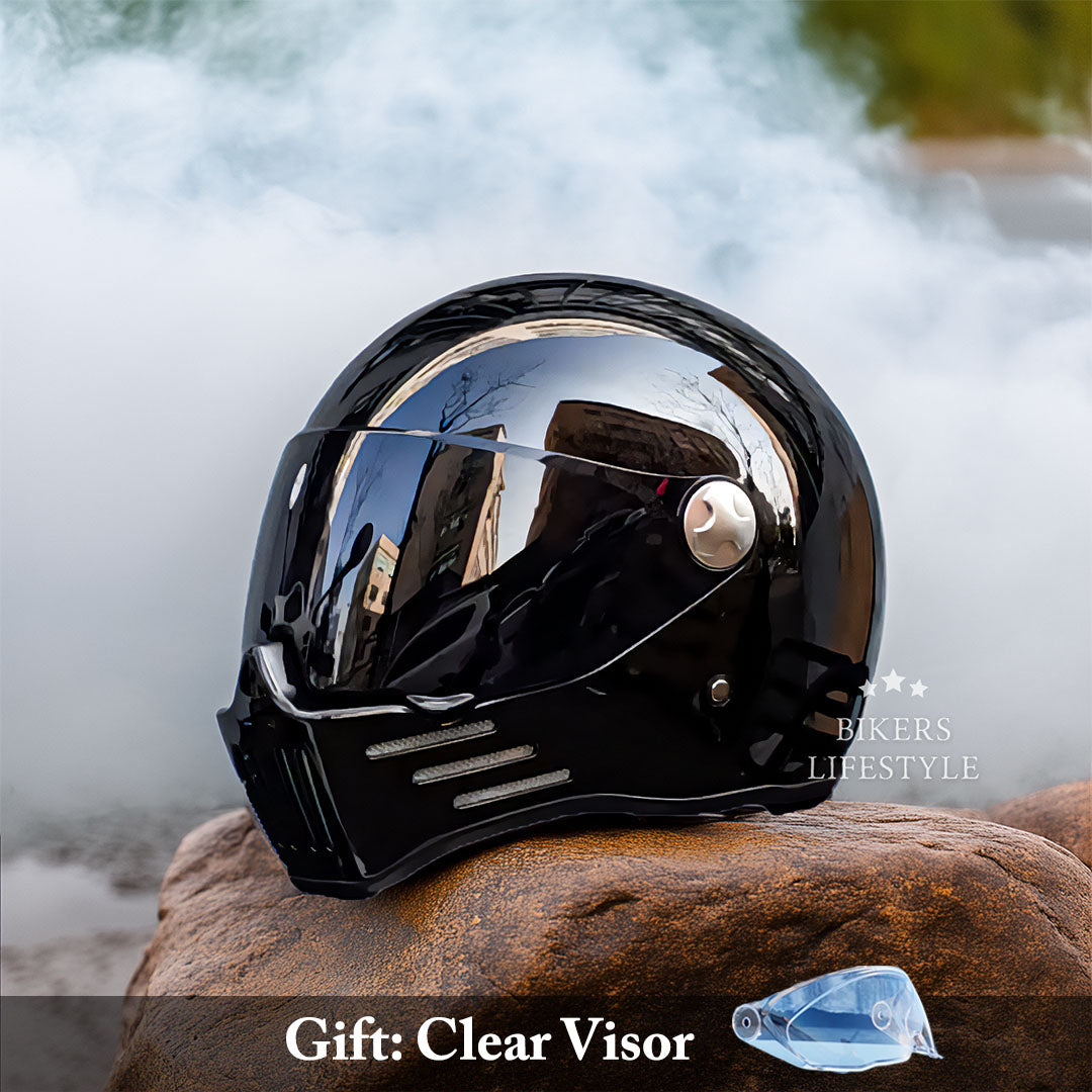 Casco Integral Bikerslifestyle para Motociclistas Certificado DOT ECE