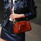 Boston-stílusú valódi bőr válltáska | Petprovac