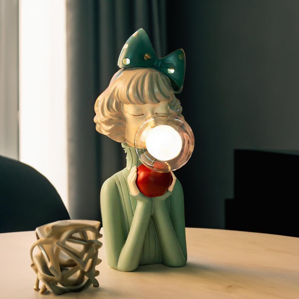 LumaSprite Cartoon-Blasenlampe Nachtlicht Statue für Kinder
