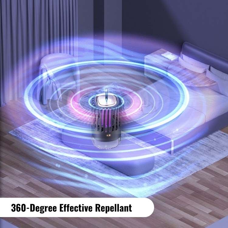 Lámpara Repelente de Mosquitos LumaGuard, Sin Químicos, USB