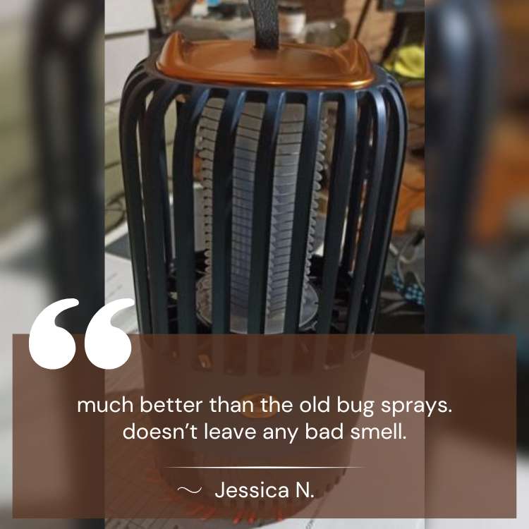 Lámpara Repelente de Mosquitos LumaGuard, Sin Químicos, USB