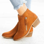 Orthopedic women's leather boots