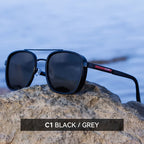 Retro Polarized Sunglasses With Lightweight Frames For Outdoor Enthusiasts
